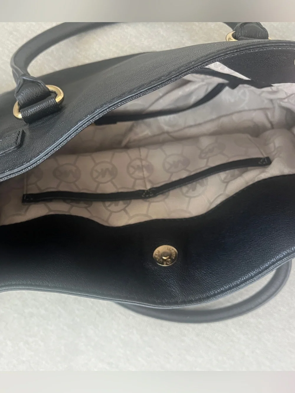 Michael Kors Hamilton Leather Satchel